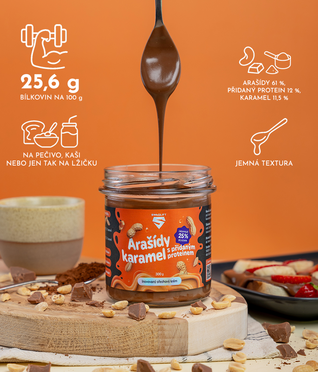 arašídy karamel